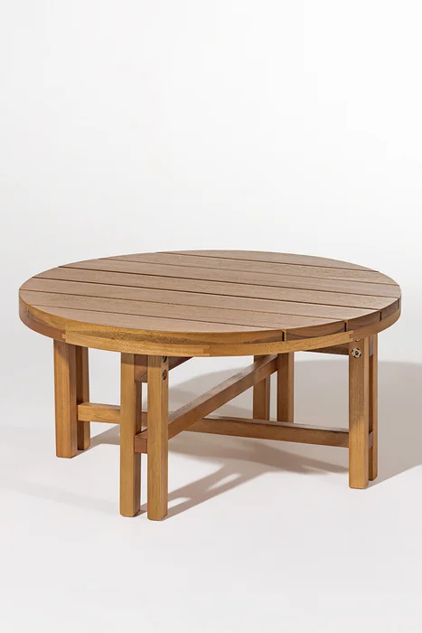 MESA DE CENTRO LACUNA 70x70x35CM JATOBA - Muebles para el exterior, Uruguay | Vinibel