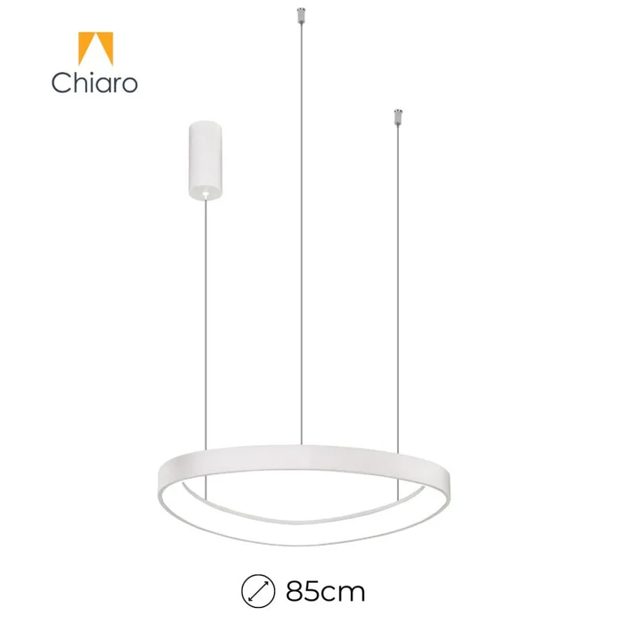 Luminaria Led Diseño triangular Dimerizable 60W, 85cm - BLANCO en Blanco - Lámparas colgantes, Uruguay | Iluminica, vista 5