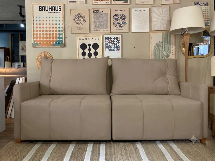 Sofá Cama Gramado 220cm – Beige Oscuro Easy Clean en Beige - Sillones y sofás, Uruguay | Berna home, vista 2