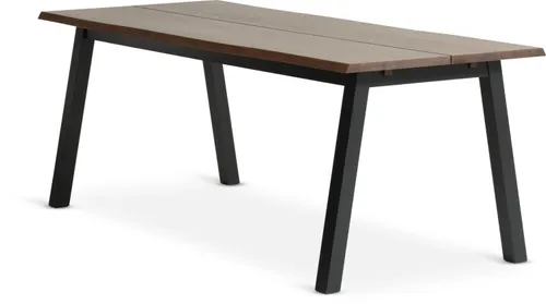 Mesa de comedor SKOVLUNDE 90x200 roble osc en Marrón - Mesas de comedor, Uruguay | JYSK