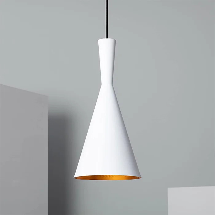 Luminaria Colgante Geisha 1 Blanca ø 19 cm en Blanco - Lámparas colgantes, Uruguay | Serlux, vista 2