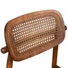 Silla De Comedor Rattan-y-madera Marron Danielle en Marrón - Sillas, Uruguay | Divino, vista 3 de 5