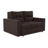 Sofa Cama 2 Plazas Abertura Frontal Ruedas Patas De Madera - Sillones y sofás, Uruguay | Soy Hogar, vista 1 de 10