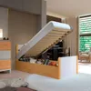 Cama 1 plaza - Madera Maciza con baúl - Flow Square en Multicolor - Dormitorio, Uruguay | Rústico Hogar, vista 2 de 5