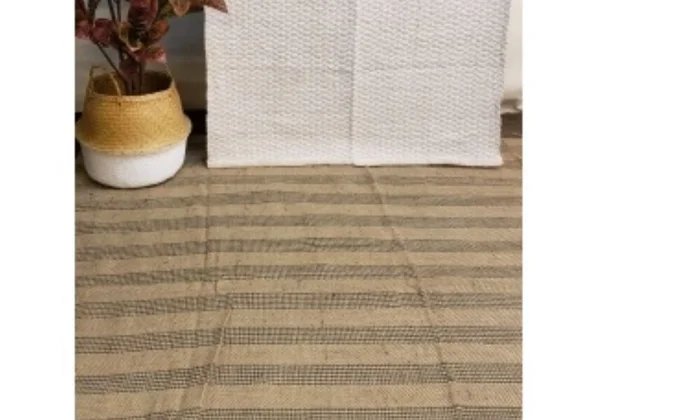 Alfombra Yute Strip Rug en Multicolor - Alfombras, Uruguay | Finkel