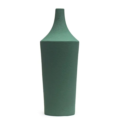 Florero cerámica formas - verde ocuro - Decoración, Uruguay | Concetto Casa