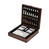 Set Juegos Madera Marron Ajedrez, Cartas, Generala Y Dominó en Marrón - Decoración, Uruguay | Divino, vista 2 de 4