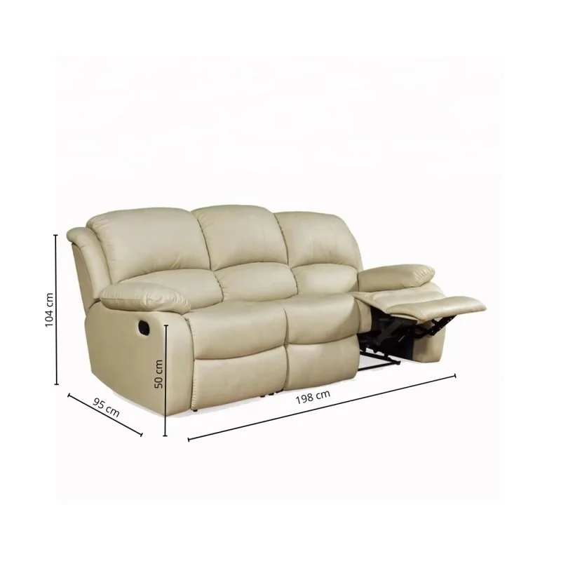 SILLON RECLINABLE 3 CUERPOS en Beige - Sillones y sofás, Uruguay | La Cueva Muebles, vista 5