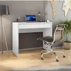 Escritorio Slim - 1 Cajon - Blanco en Blanco - Escritorios y sillas de escritorio, Uruguay | Rústico Hogar, vista 2 de 3