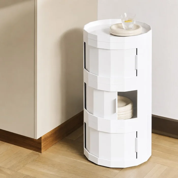 Mesa Baja Modular Componibili Geo en Blanco - Mesas de living, Uruguay | Samic, vista 2