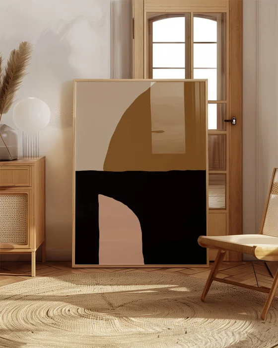 Abstractos Neutros - Serie N.14 en Multicolor - Láminas, Uruguay | La Cuadrería, vista 4