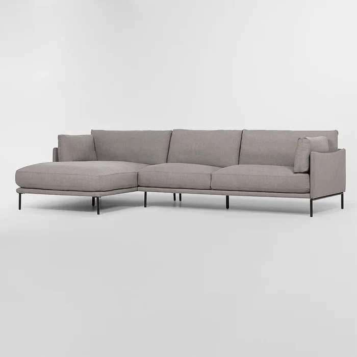 Sofá con chaise COSTA GRIS IZQUIERDO - Sillones y sofás, Uruguay | Viasono, vista 3