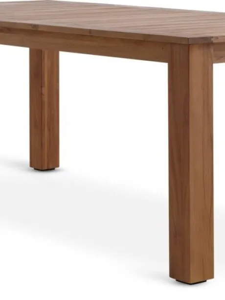 Mesa de jardín DRAMMEN A100xAl210 teca en Madera natural - Muebles para el exterior, Uruguay | JYSK
