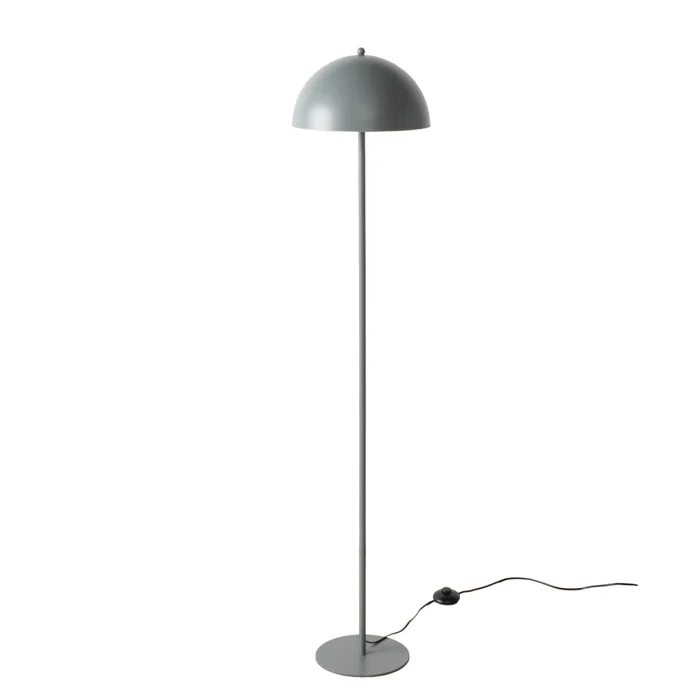 Lámpara De Pie Metal Gris 205996 en Gris - Lámparas de pie, Uruguay | Divino