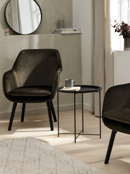 Mesa auxiliar RANDERUP Ø47 negro en Negro - Mesas de arrimo, Uruguay | JYSK, vista 3