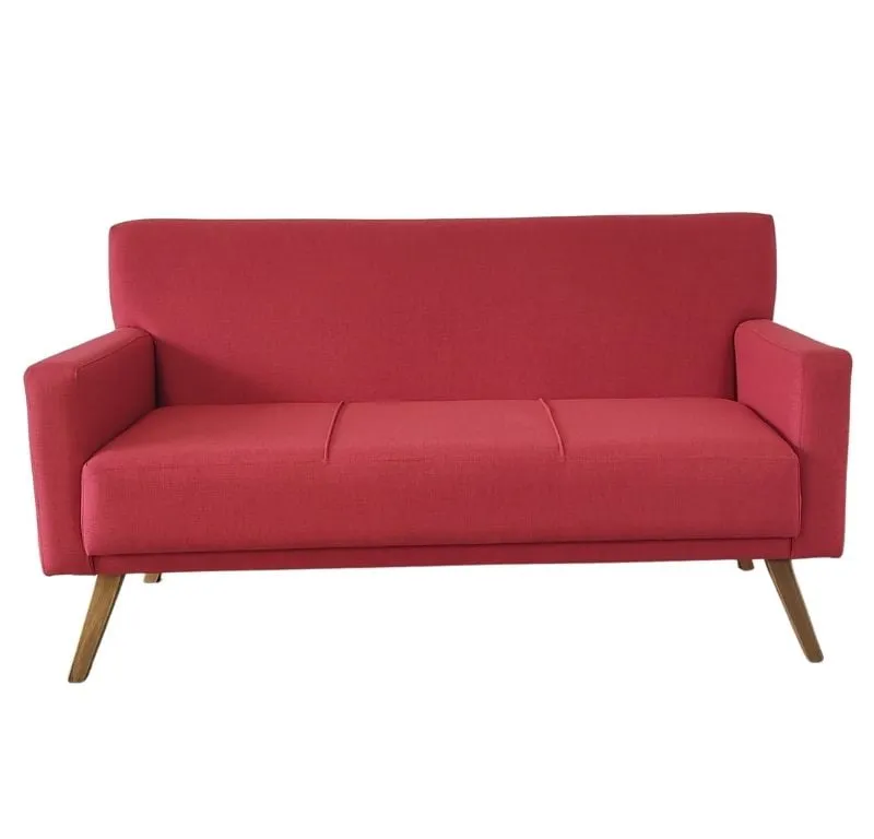 Sofa Dalí de 3 cuerpos - Muebles Da Vinci en Rojo - Sillones y sofás, Uruguay | Muebles Da Vinci