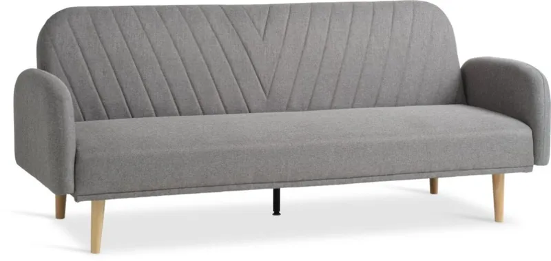 Sofá cama PARADIS 3 cuerpos tela gris claro en Gris - Sillones y sofás, Uruguay | JYSK