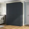 Ropero Americana PLUS 4 puertas 2 cajones - 100%MDF - Gris Grafito en Gris - Roperos y placares, Uruguay | Rústico Hogar, vista 2 de 5