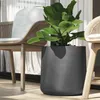 Macetero Gota 40 Negro Alto 40cm x 35cm Ancho Boca x Diam Base 40cm, 40 lts en Negro - Macetas, Uruguay | Champagne Home, vista 3 de 3