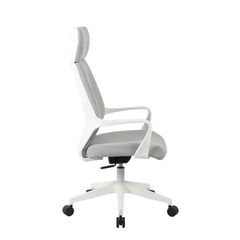 Silla De Oficina Tela-y-polipropileno Gris Arsene en Gris - Sillas de escritorio, Uruguay | Divino, vista 4