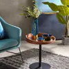 Mesa auxiliar Kaori Ø 46 cm en Marrón - Mesas de arrimo, Uruguay | Kavehome, vista 2 de 4