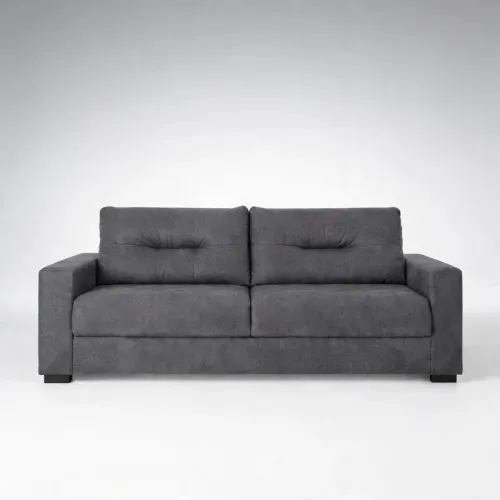 Sofá 3 Cuerpos 2.13mts Tela Pet Friendly Gris en Gris - Sillones y sofás, Uruguay | Champagne Home