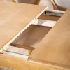 Mesa extensible Lina en Madera natural - Mesas de comedor, Uruguay | Satec, vista 2 de 5
