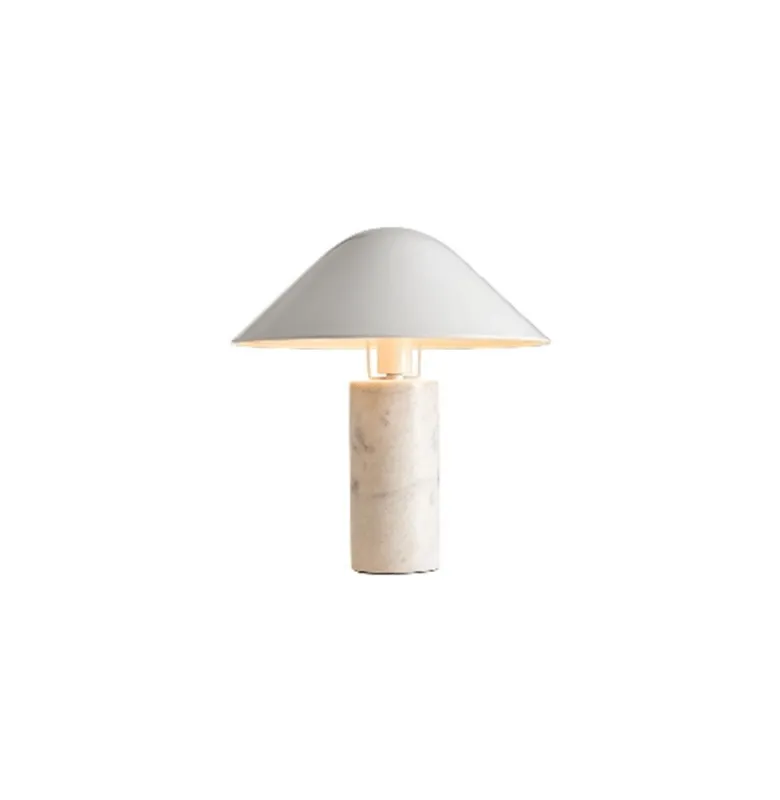 L. MESA RODAS BLANCO en Blanco - Lámparas de mesa, Uruguay | Masinfinito Casa