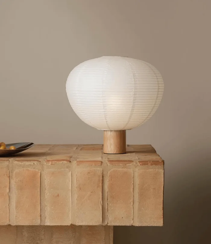 L. MESA BLOMUS KAMI OAK D32XH31 en Blanco - Lámparas de mesa, Uruguay | Masinfinito Casa, vista 2