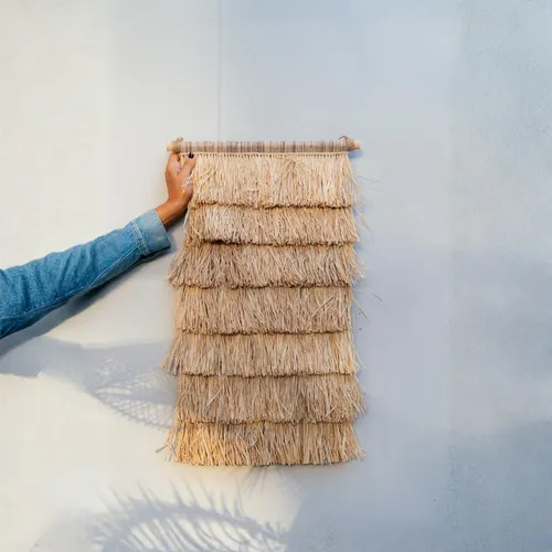 Wall Deco de Sisal Tejido Zefira - Decoración de pared, Uruguay | Casakos