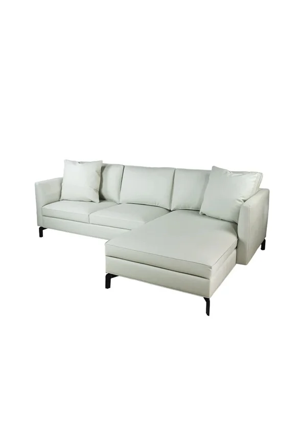 SOFA JOHNNY CHAISE DERECHO 250X90X92CM TELA SIMIL CUERO - Sillones y sofás, Uruguay | Vinibel, vista 2