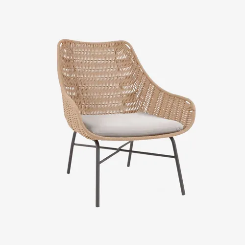 Butaca Abeli de cuerda beige en Beige - Butacas, banquetas y puffs, Uruguay | Kavehome