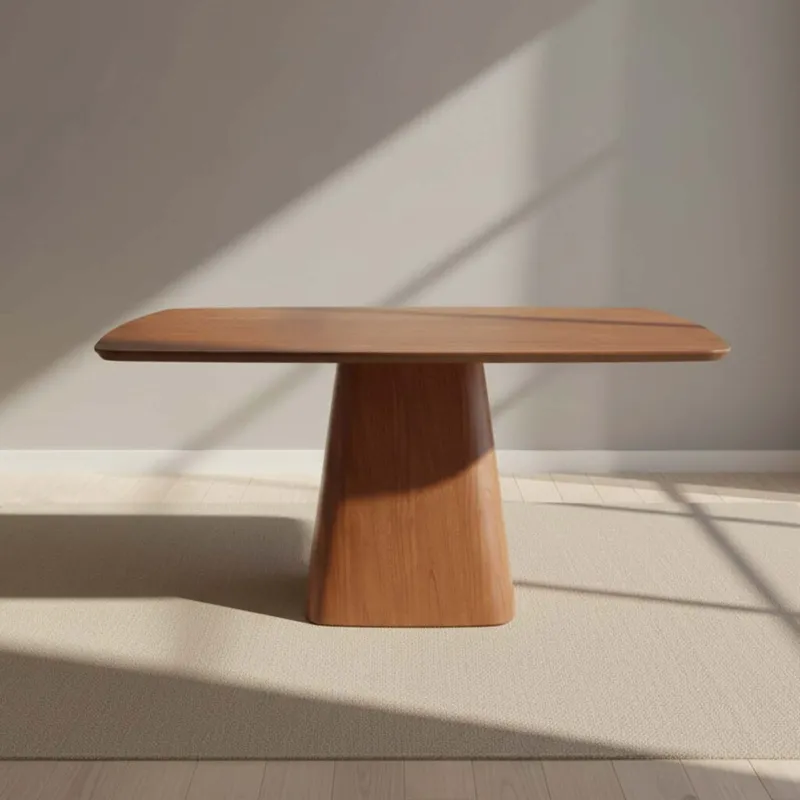 Mesa De Comedor Cuadrada Mdf-y-madera Marron Alice New en Marrón - Mesas de comedor, Uruguay | Divino