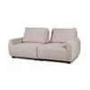 Sofá Carino (Retráctil) - Tela Microfibra - 2 cuerpos - Kruger 02-152 (Beige) en Beige - Sillones y sofás, Uruguay | NYR, vista 5 de 7