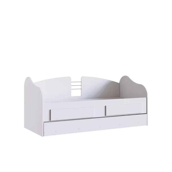 Cama Marinera Bicama Juvenil Dormitorio Auxiliar Con Cajones en Blanco - Dormitorio, Uruguay | Lais Muebles