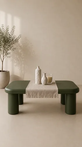 Mesa de centro contour en en mente - Mesas de living, Uruguay | Bloop Home, vista 3