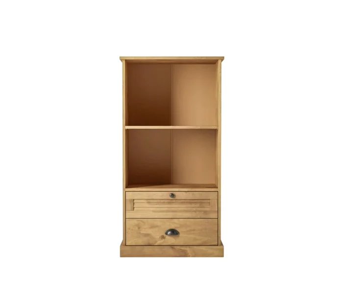 Estantería - 2 Cajones - Línea Oslo - Natural en Madera natural - Bibliotecas, Uruguay | Ecowood, vista 3