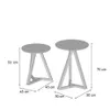Mesa nido Classic - Off Withe en Off-white - Mesas de living, Uruguay | La Cueva Muebles, vista 2 de 3