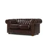 Sofá Chesterfield Novo - Cuero Advanced - 2 cuerpos - Havana - (Preventa) en Marrón - Sillones y sofás, Uruguay | NYR, vista 1 de 6