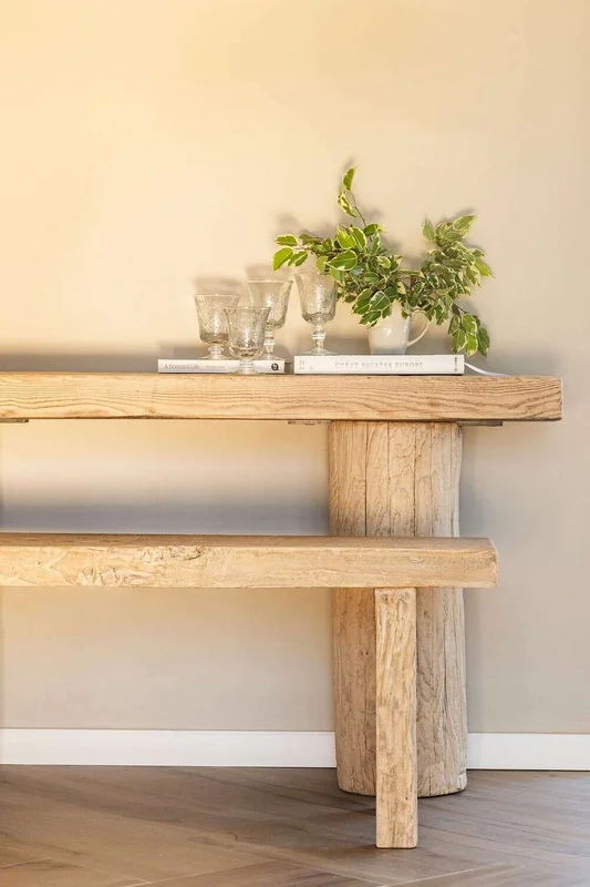 MESA DE ARRIMO /CONSOLA SILVESTRE - 1.50 MTS en Madera natural - Bibliotecas, Uruguay | La Iberica, vista 30