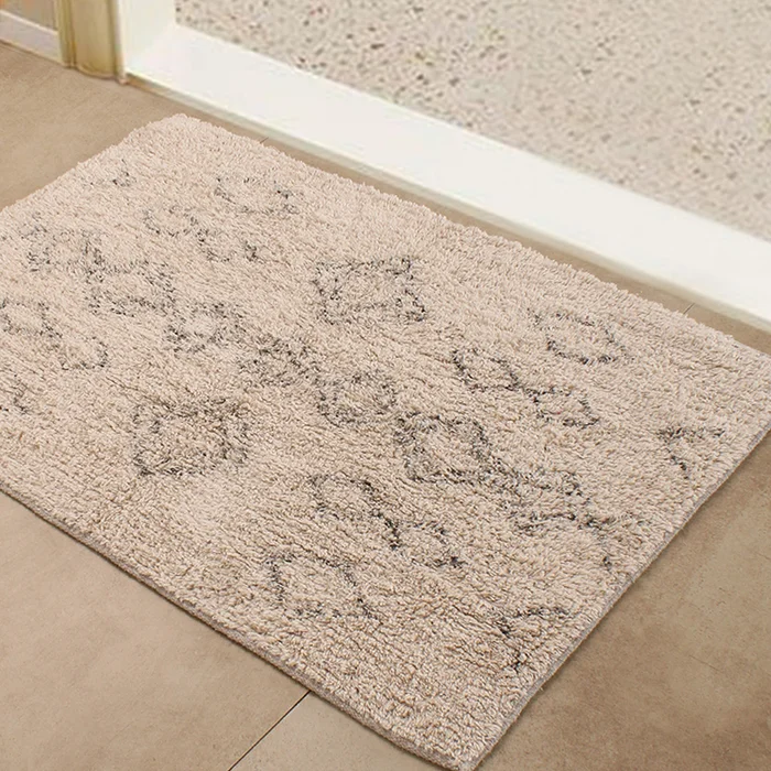 Alfombra Natural Algodón 60×90 en Beige - Alfombras, Uruguay | Tiendas Montevideo