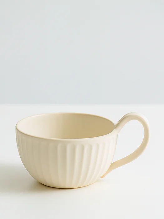 Taza Japonesa Rústica en Beige - Decoración, Uruguay | Cabana, vista 2