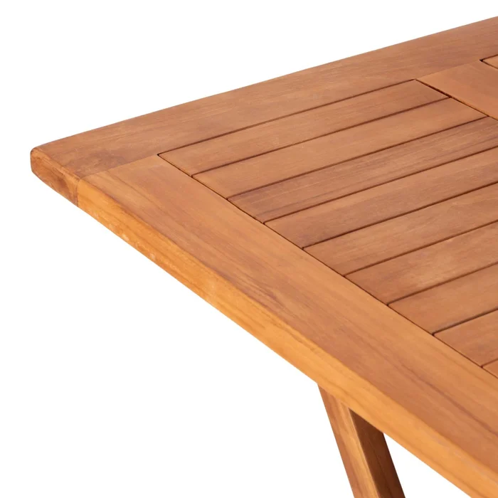 Mesa Exterior 80cm Teca Natural-beige Taki en Madera natural - Muebles para el exterior, Uruguay | Divino, vista 3