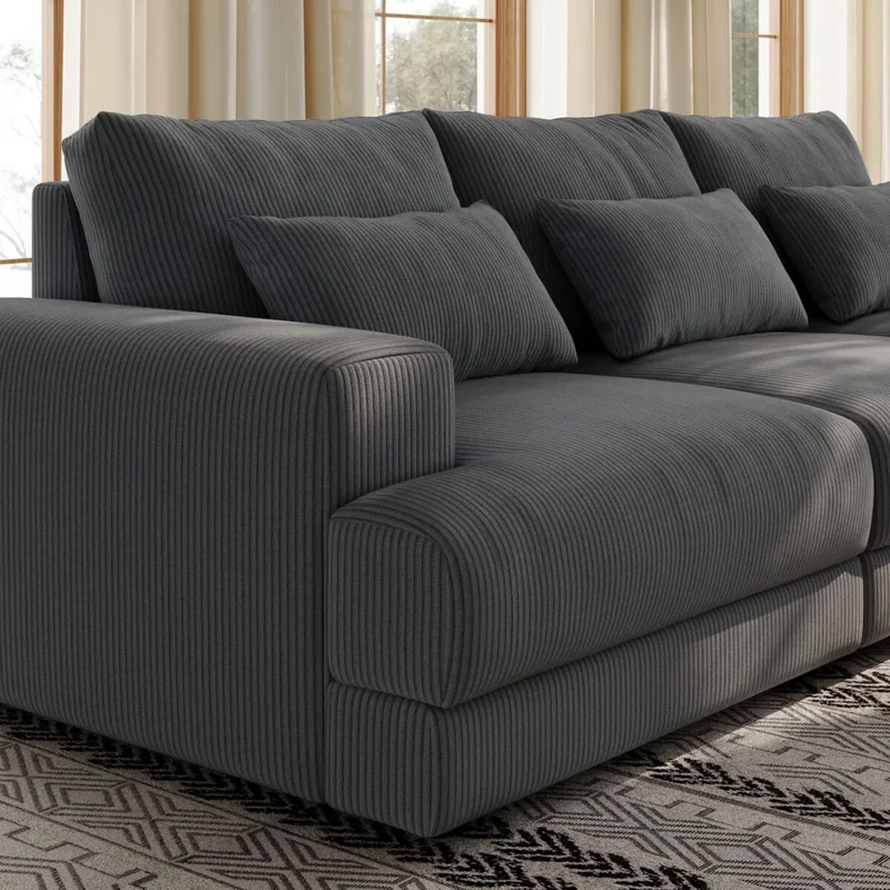 SILLÓN NUVOLA GRIS 4 CUERPOS - Sillones y sofás, Uruguay | Viasono, vista 3