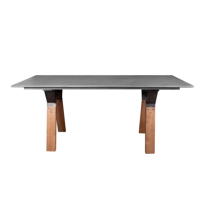Mesa De Comedor Concreto Gris Cemento en Gris - Mesas de comedor, Uruguay | Divino, vista 3