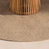 Alfombra redonda Despas de fibras sintéticas - beige Ø 200 cm en Beige - Textiles, Uruguay | Kavehome, vista 4 de 5
