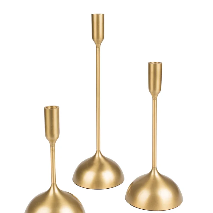Candelabro SESTA Dorado SET x 3 en Dorado - Decoración, Uruguay | Viasono, vista 2