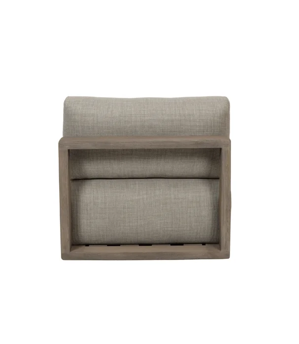 MODULO LUCIANO OUTDOOR TEKA GRIS CON ALMOHADONES en Gris - Muebles para el exterior, Uruguay | Más Infinito Casa, vista 5