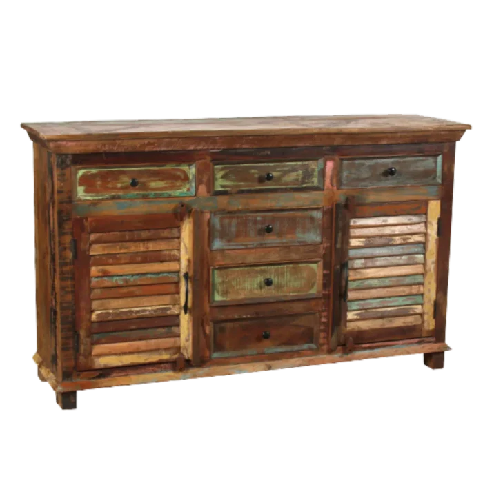 A-35 Aparador 150x40x90 en Madera natural - Aparadores y recibidores, Uruguay | Victoriana