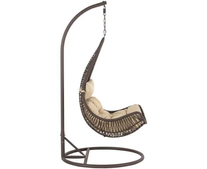Sillon Colgante Rattan en Café. Material de la - Muebles para el exterior, Uruguay | Albanés, vista 2